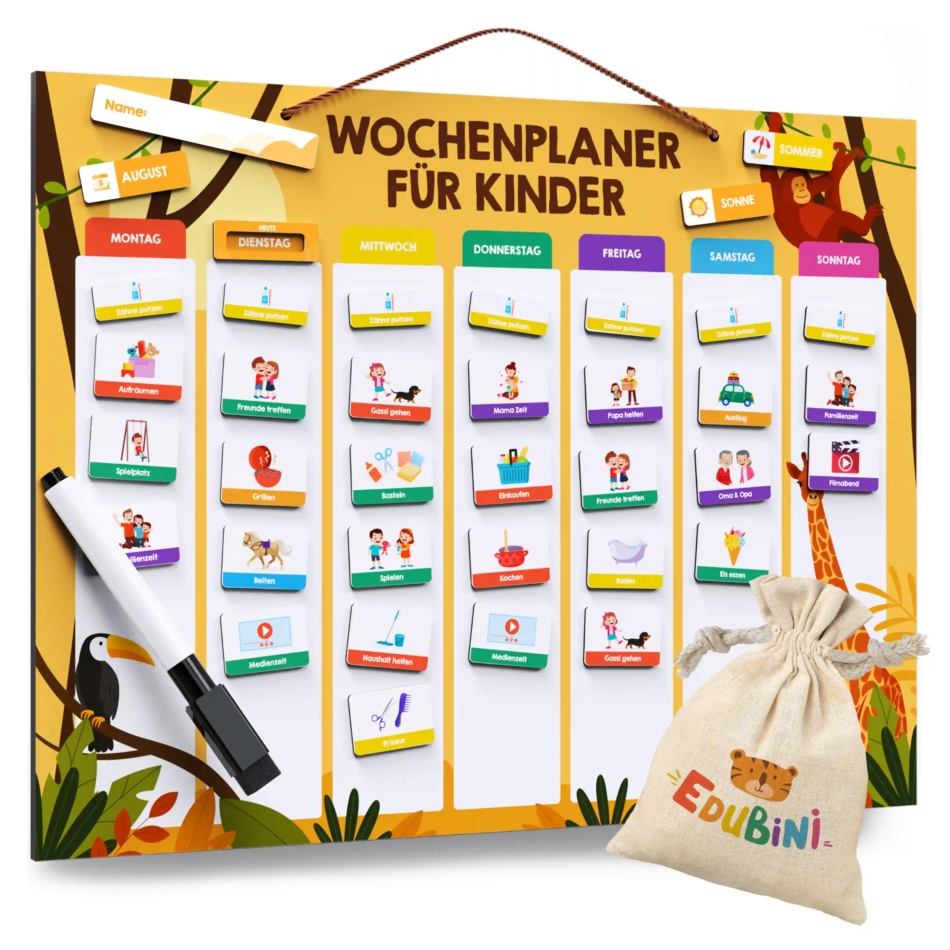Edubini Magnetischer Wochenplaner für Kinder - Image 10