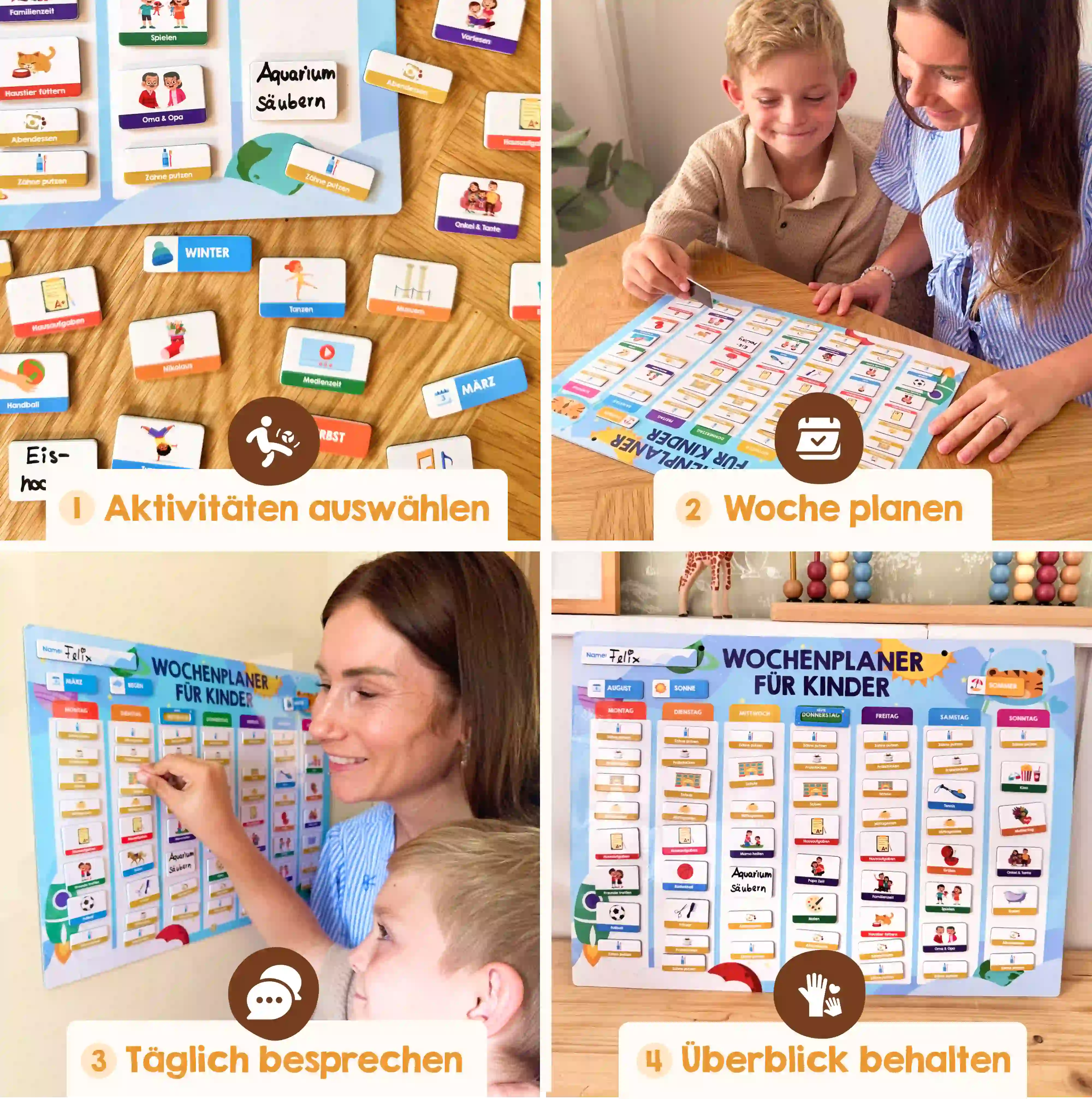 Edubini Magnetischer Wochenplaner für Kinder - Image 4