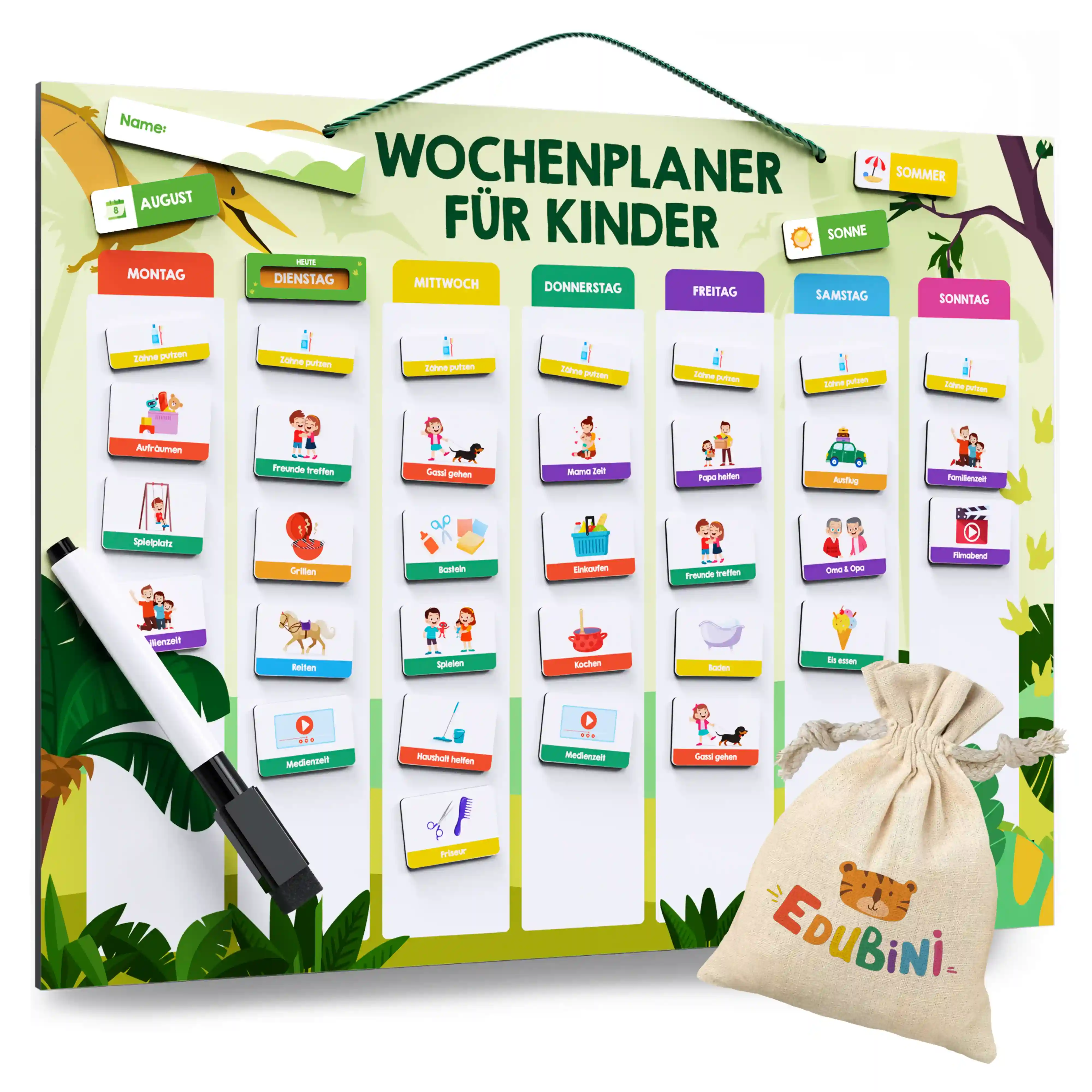 Edubini Magnetischer Wochenplaner für Kinder - Image 8
