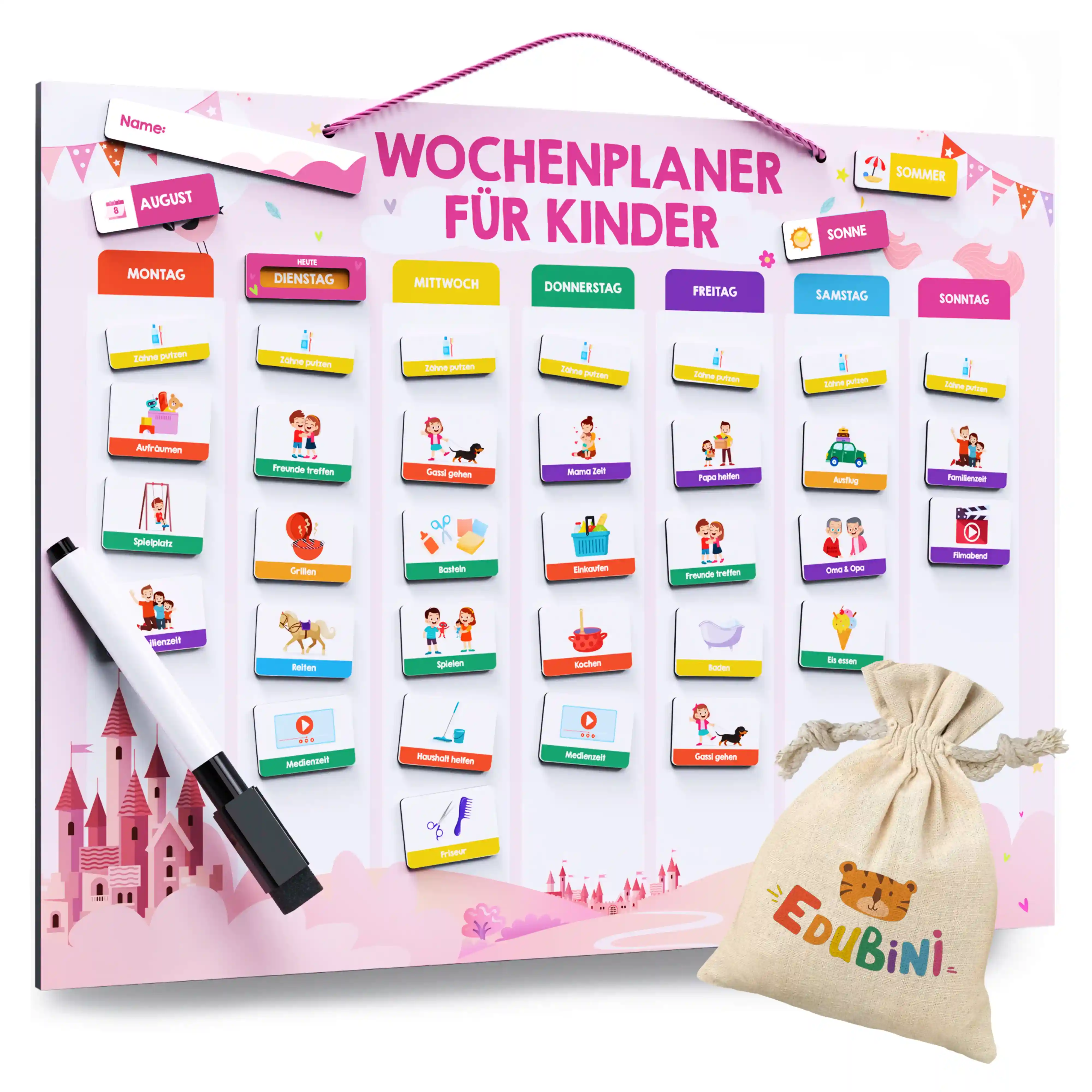 Edubini Magnetischer Wochenplaner für Kinder - Image 9